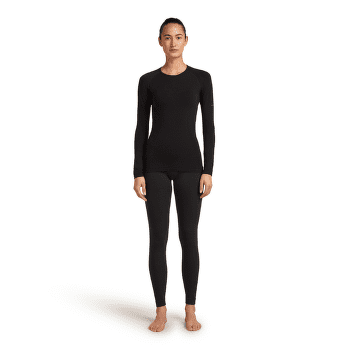 Leggings Icebreaker Merino Seamless Active 25 inch Tights Women BLACK