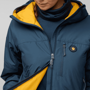 Veste Fjällräven Bergtagen 60 Insulation Jacket Women Mustard Yellow-Mountain Blue