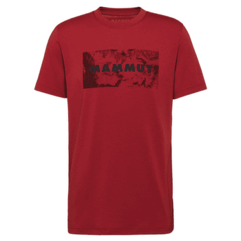 T-shirt a manches courtes Mammut Trovat T-Shirt Men Logo 3818 dark mammut red