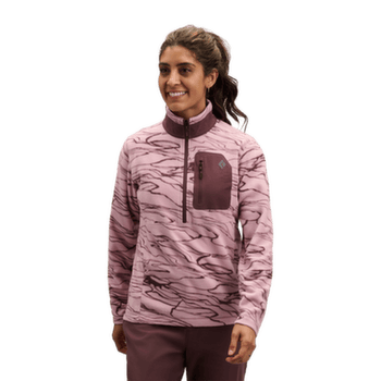 Pull Black Diamond Rift HZ Fleece Jacket Women Relief-Meadow Rose-Fig