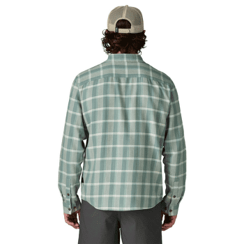 Chemises a manches longues Patagonia Long-Sleeved Cotton in Conversion Lightweight Men Marine Layer: Blue Sage