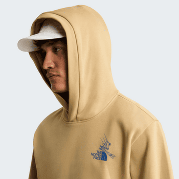 Sweat-shirt The North Face U Mountain Celebration Relaxed Hoodie-Graphic Men Khaki Stone