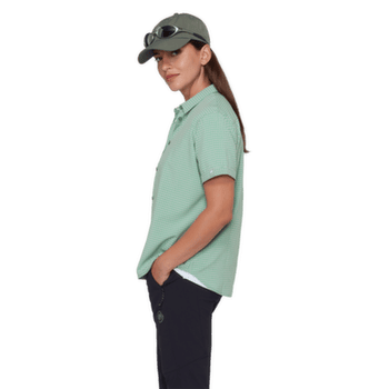 Chemises a manches courtes Mammut AADA SHIRT WOMEN alpine calamint-mammut red