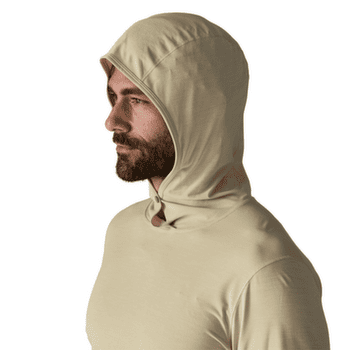 T-shirt a manches longues Patagonia Cap Cool Ultra Hoody Men Pumice - Dyno White X-Dye