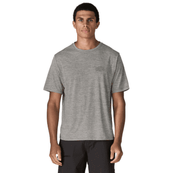 T-shirt a manches courtes Patagonia Cap Cool Daily Shirt - Spoke Stencil Men Clement Blue - Light Clement Blue X-Dye