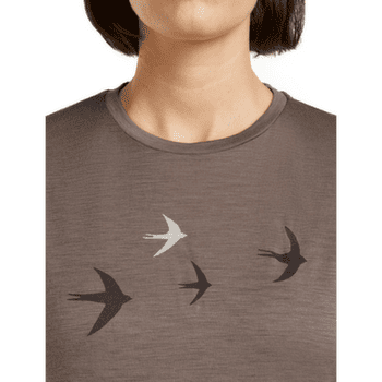 T-shirt a manches courtes Icebreaker Merino 150 Tech Lite SS Tee Bird Transit Women Midnight Navy