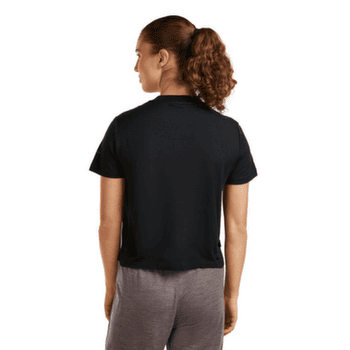 T-shirt a manches courtes Icebreaker Merino 150 Tech Lite SS Crop Tee NZ Flora Women ECRU HTHR