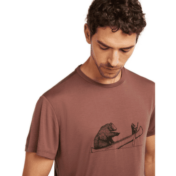 T-shirt a manches courtes Icebreaker Merino Blend Core SS Tee Canoe Companions Men Midnight Navy