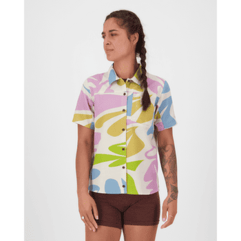 Chemises a manches courtes Mons Royale AT Merino Short Sleeve Shirt Women Natures Odyssey