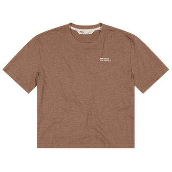 T-shirt a manches courtes Mons Royale Yonder Merino Organic Cotton T-Shirt Women Mocha