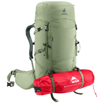 Sac a dos deuter Aircontact Core 45+10 SL savanna-nori