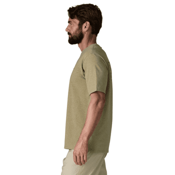 T-shirt a manches courtes Patagonia P-6 Logo Responsibili Tee Men P-6 Outline: Gumtree Green