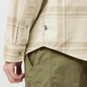 Chemises a manches longues Fjällräven ÖVIK LITE FLANNEL SHIRT MEN Dark Navy-Chalk White