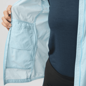 Veste Fjällräven KEB LÄTT WIND JACKET WOMEN Breeze Blue
