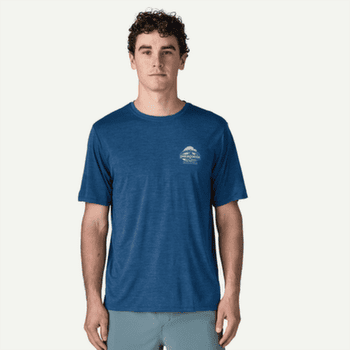 T-shirt a manches courtes Patagonia Cap Cool Daily Shirt - Great Waves Men Dyno White