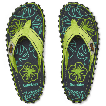 Tongs Gumbies Gumbies Lime Hibiscus Lime Hibiscus