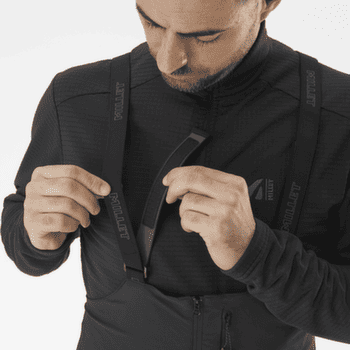 Pantalons Millet COSMIC HYBRID BIB Men BLACK - NOIR