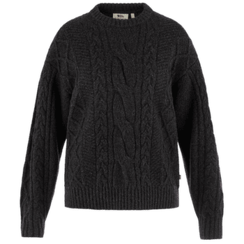 Pull Fjällräven Övik Cable Knit Women Black