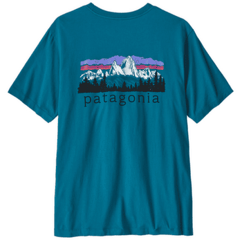 T-shirt a manches courtes Patagonia FITZ ROY FOOTHILLS T-SHIRT Men Glacial Blue