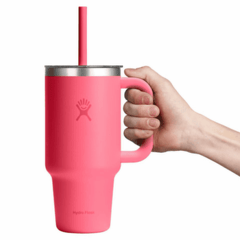 Tasse thermique Hydro Flask 32 OZ TRAVEL TUMBLER CLEAR LID Mermain Green