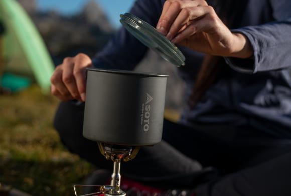 Récipient d'un litre en aluminium anodisé