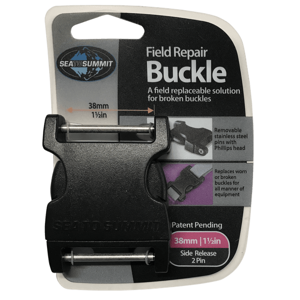 Boucle Sea to Summit Buckle 38 mm side release 2 pin Black