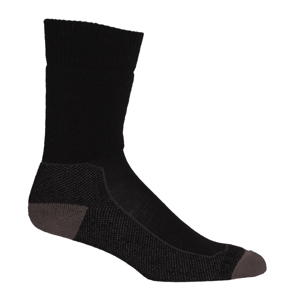 Chaussettes Icebreaker Hike+ Medium Crew Men BLACK/MINK/MONSOON