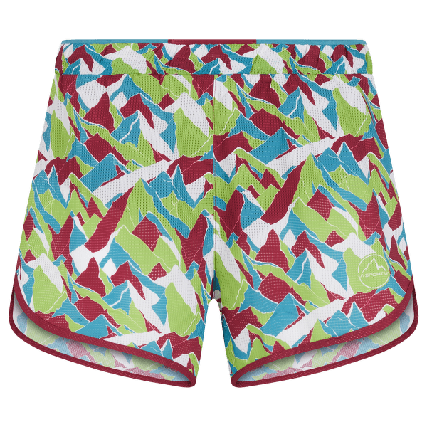 Shorts La Sportiva TIMING SHORT Women Red Plum/Lime Green