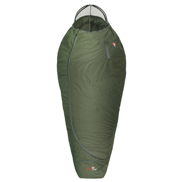Sac de couchage Grüezi bag Biopod Wolle Survival XXL Wide Greenery