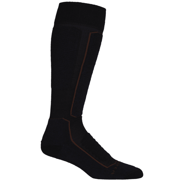 Chaussettes hauteur genou Icebreaker Ski+ Medium OTC Men BLACK/ROYAL NAVY/ESPRESSO