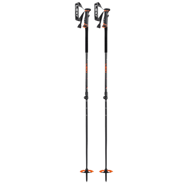 Trou Leki Helicon Lite dark anthracite-neonorange-black