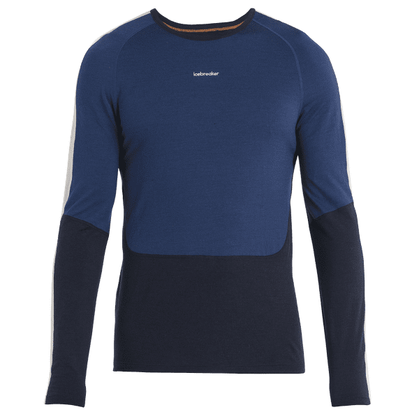 T-shirt a manches longues Icebreaker Merino 200 Sonebula LS Crewe Men MID NVY/ROYAL NVY/SNOW/CB