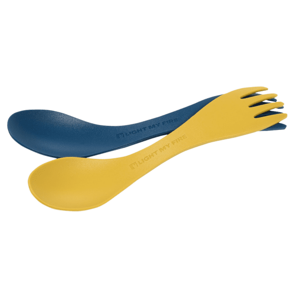 Ustensiles Light My Fire Spork Little 2-pack Bio MustyYellow/HazyBlue
