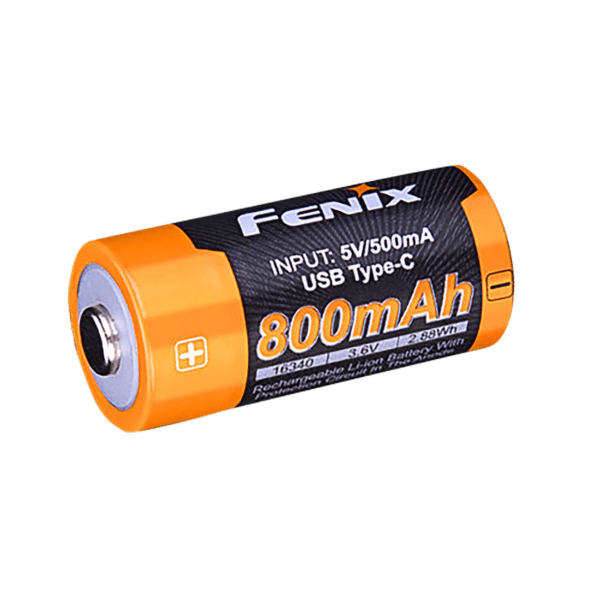 Batterie Fenix RCR123A 800 mAh USB-C Li-ion