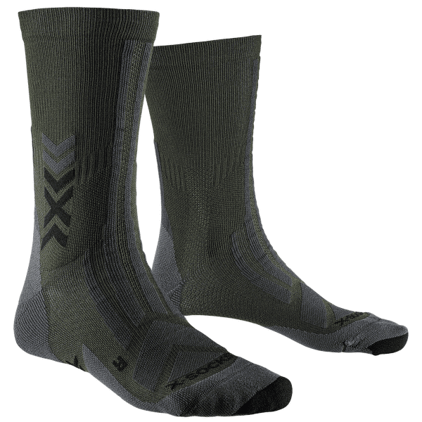Chaussettes X-Bionic HIKE DISCOVER CREW DARK SAGE/BLACK