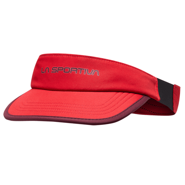 Casquette plate La Sportiva SKYLINE VISOR Mountain Red/Black