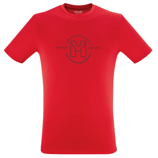 T-shirt a manches courtes Millet Ubic Light TS SS Men ROUGE A14