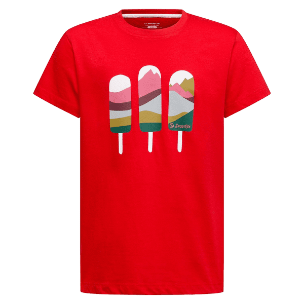 T-shirt a manches courtes La Sportiva ICY MOUNTAINS T-SHIRT Kids Mountain Red