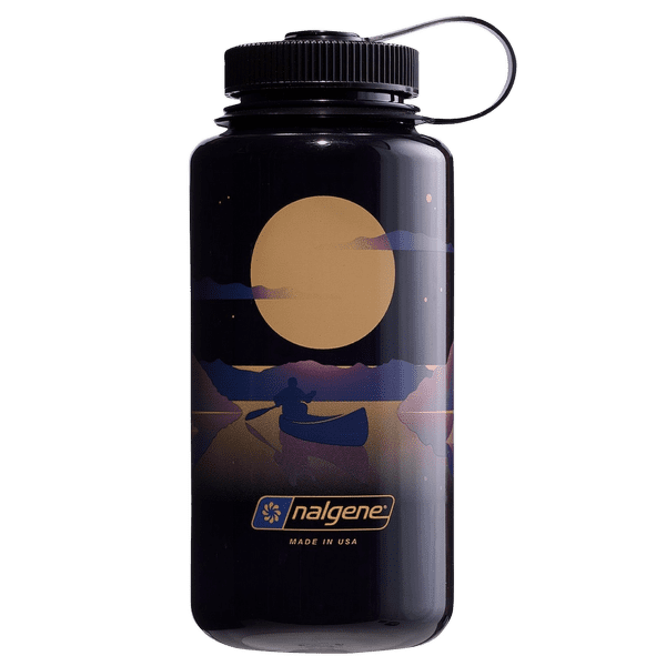 Bouteille Nalgene Wide Mouth 1000 ml Odyssey Grey with Moonset