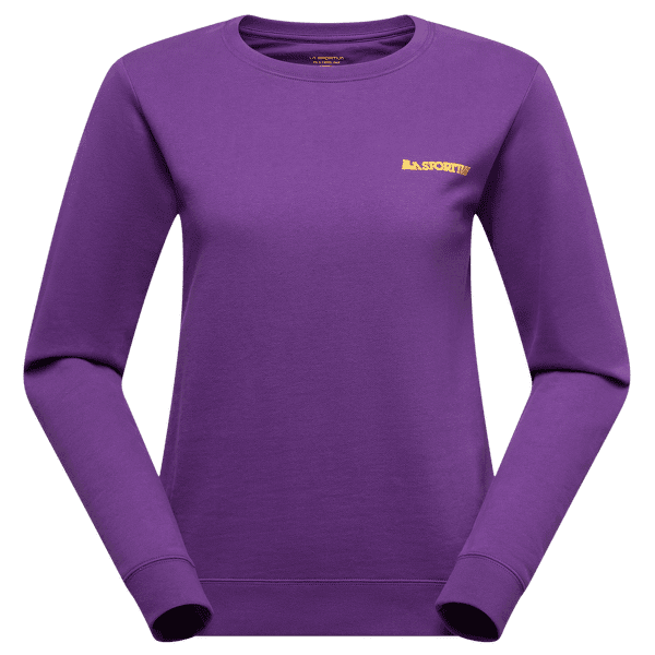 T-shirt a manches longues La Sportiva Climbing on the Moon Sweatshirt Women Viola/Giallo