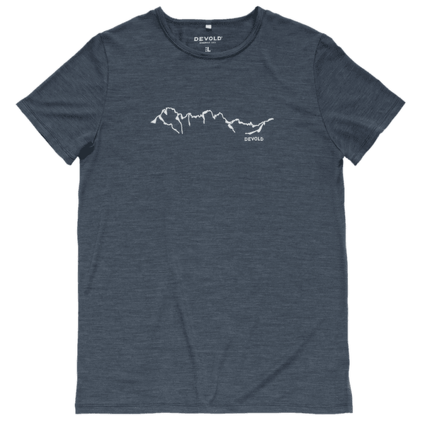 T-shirt a manches courtes Devold Active Skyline Tee Men 287A NIGHT