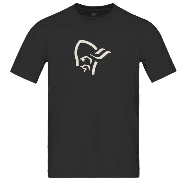 T-shirt a manches courtes Norrona /29 cotton viking T-Shirt Men Caviar Black/Snowdrop