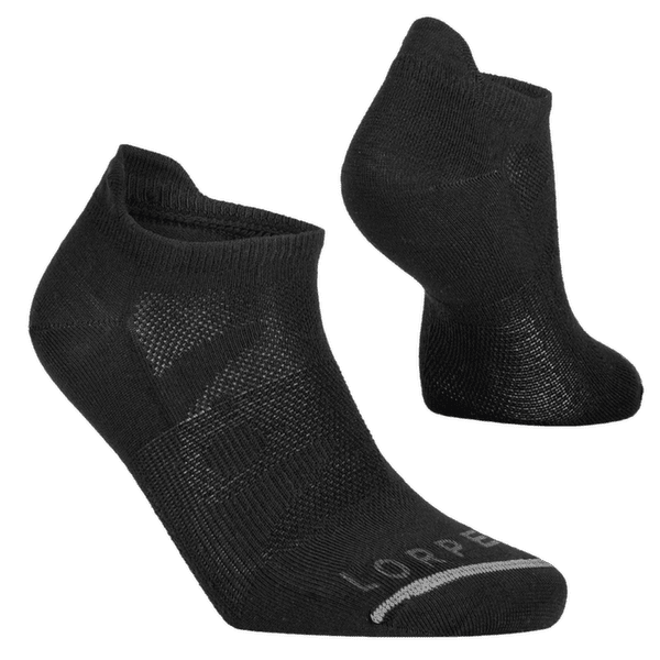 Chaussettes Lorpen T2Raw Running No Show Women 9937 BLACK