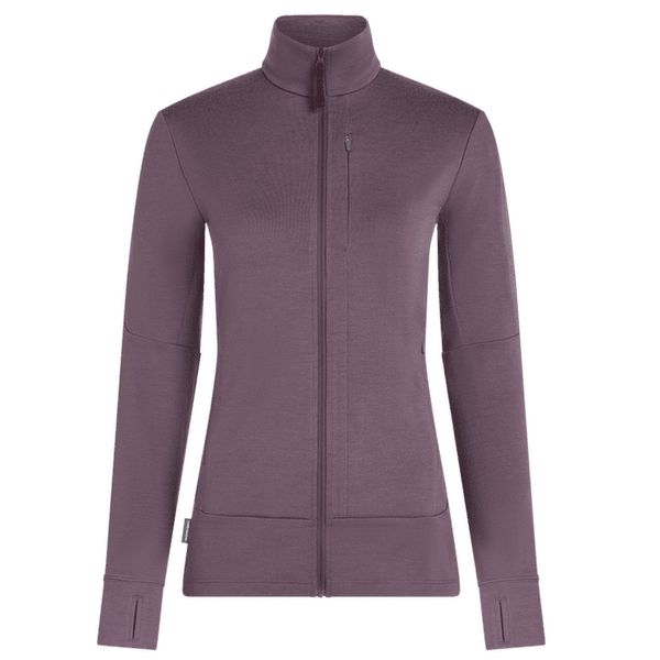 Sweat-shirt Icebreaker Merino 260 Quantum LS Zip Women GREY PLUM