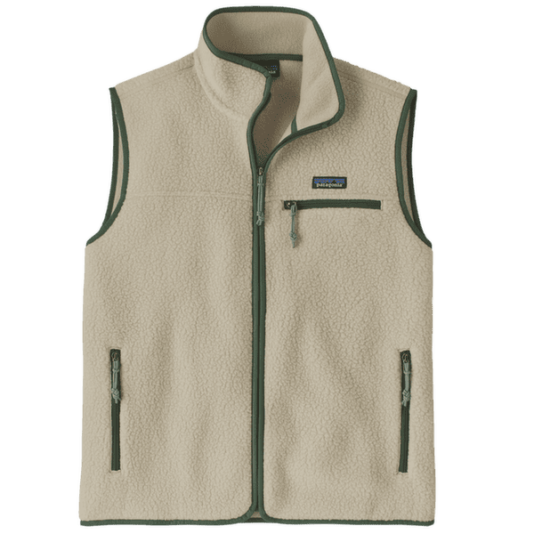 Gilet Patagonia RETRO PILE VEST Men Pelican w/Canopy Green