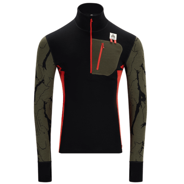 T-shirt a manches longues Aclima WarmWool Lars Monsen Polo Tarmac Femunden