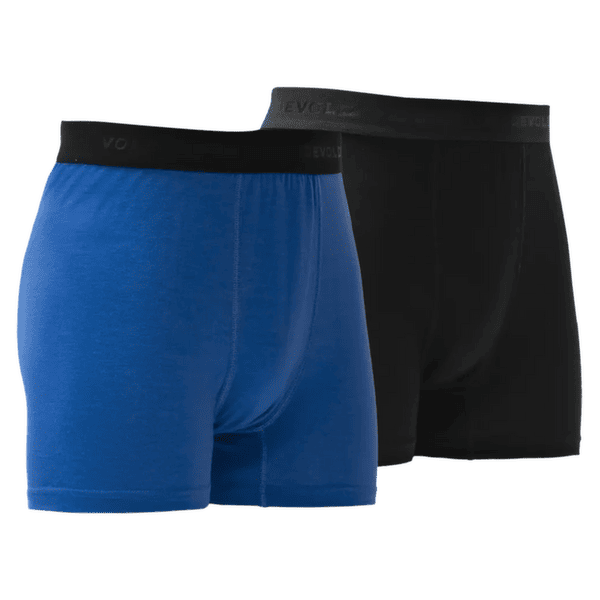 Caleçons Devold Breeze Merino 150 Boxer Man 2PK 539A BLACK/ROYAL