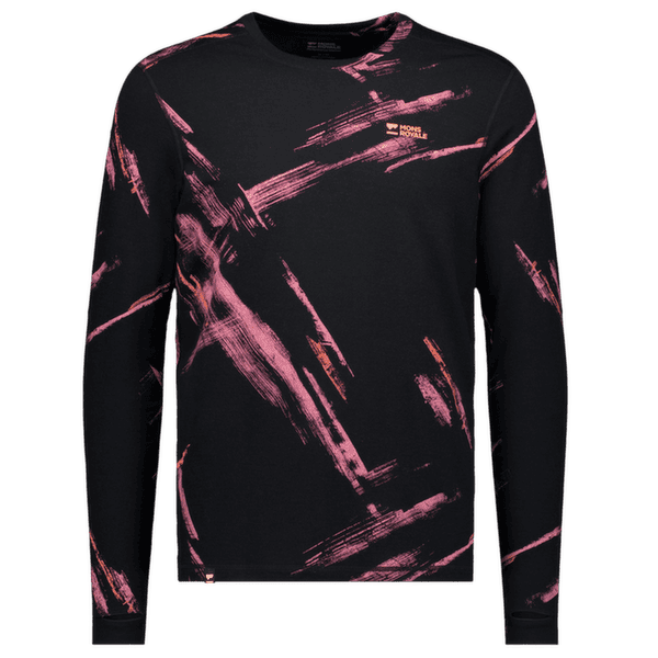 T-shirt a manches longues Mons Royale Cascade Merino Base Layer Long Sleeve Men Airbrush