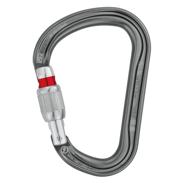 Mousqueton Petzl William Screw Lock