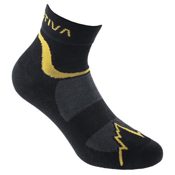 Chaussettes La Sportiva Fast Running Socks Black/Yellow